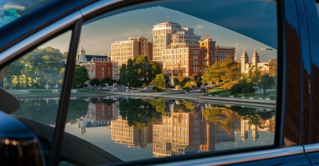 Window tint reflection in Connecticut