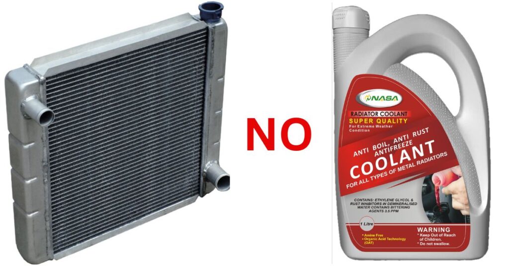 Is radiator same as coolant?