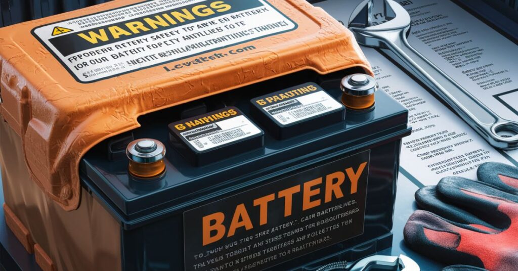 Safe Handling of car battery