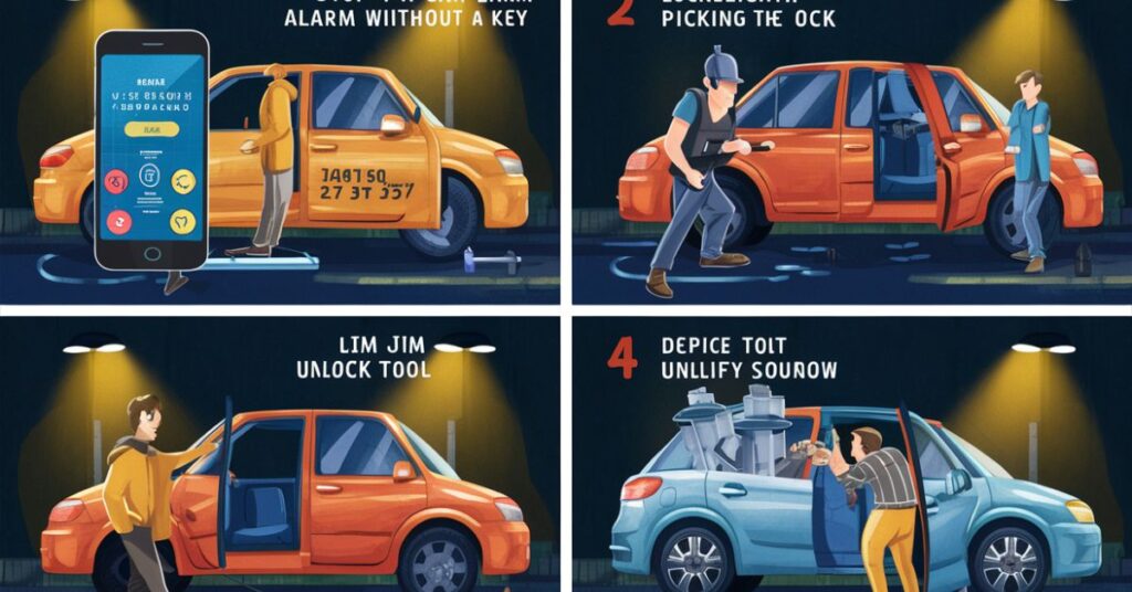 Ways to stop a car alarm without a key