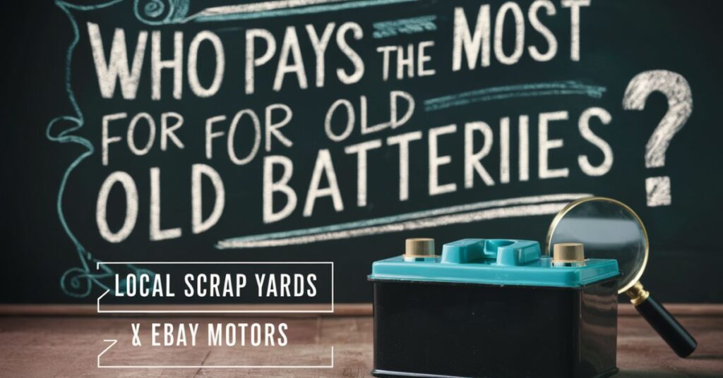 Who Pays The Most For Old Car Batteries?