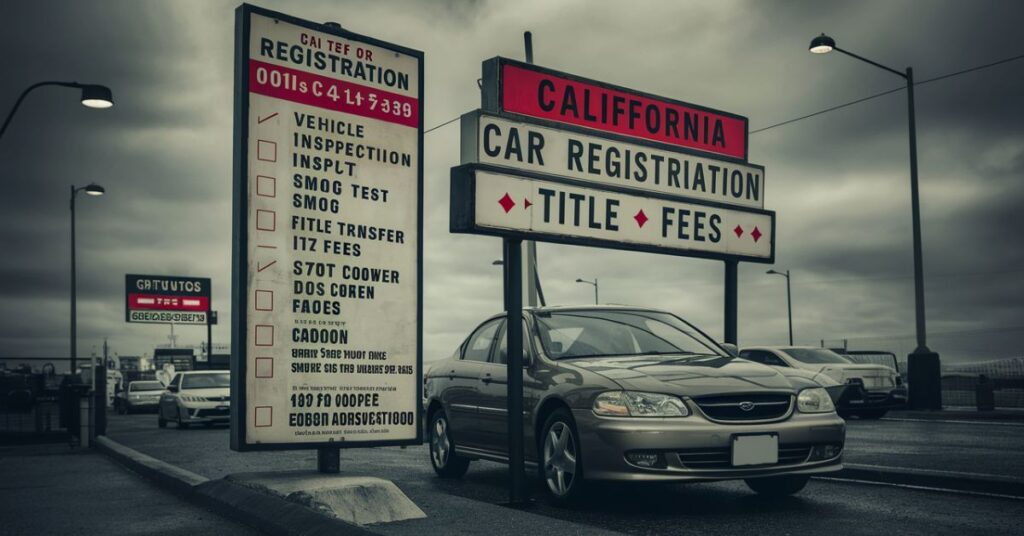 Why Car Registration is So Expensive in California