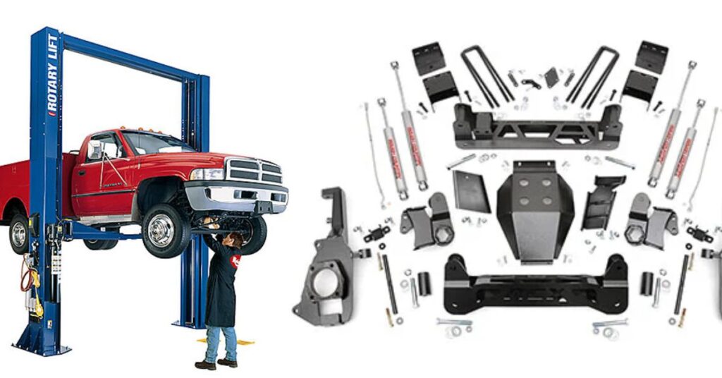 HOW MUCH TO LIFT A TRUCK PARTS & LABOR